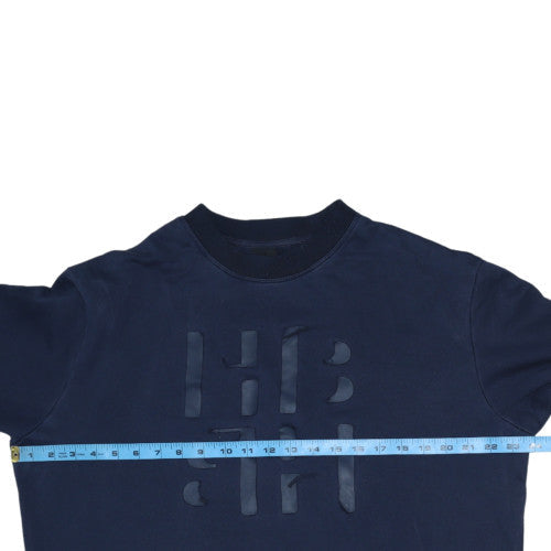 Mens UK Size L HUGO BOSS Blue Pullover Sweatshirt