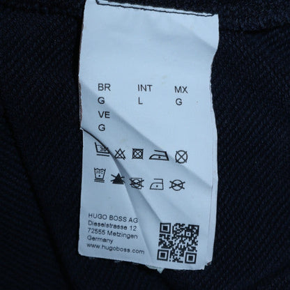 Mens UK Size L HUGO BOSS Blue Pullover Sweatshirt