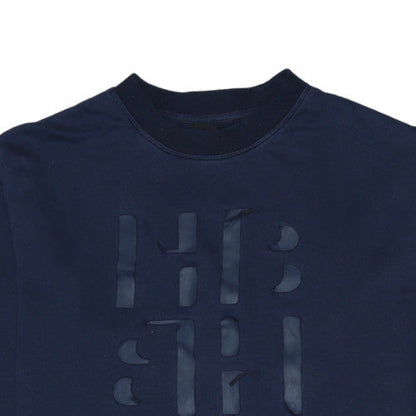 Mens UK Size L HUGO BOSS Blue Pullover Sweatshirt