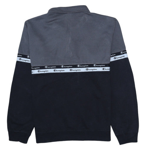 Mens UK Size XL Champion Multicoloured 1/4 Zip Sweatshirt