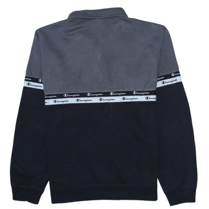 Mens UK Size XL Champion Multicoloured 1/4 Zip Sweatshirt