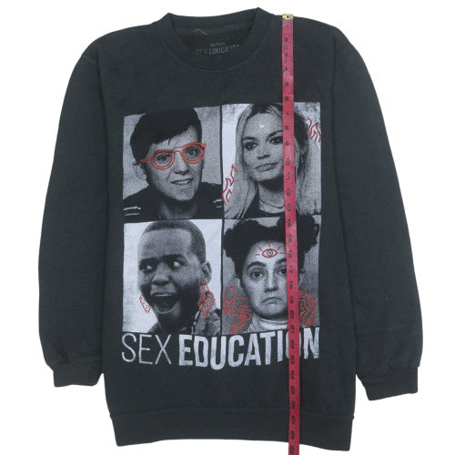 Womens UK Size L Netflix Black Pullover Sweatshirt