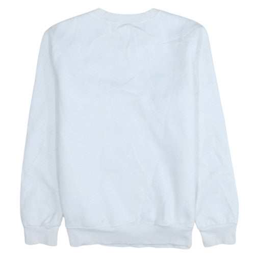 Womens UK Size M Champion White Pullover Sweatshirt