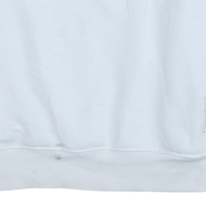 Womens UK Size M Champion White Pullover Sweatshirt