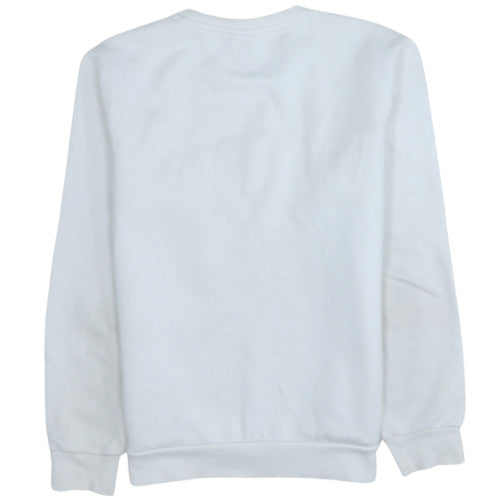 Mens UK Size S PUMA White Pullover Sweatshirt