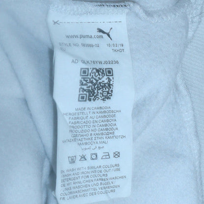 Mens UK Size S PUMA White Pullover Sweatshirt