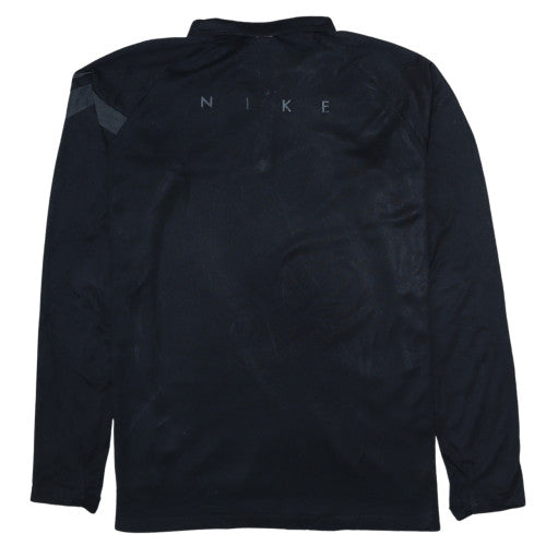 Mens UK Size L Nike Black Pullover Sweatshirt