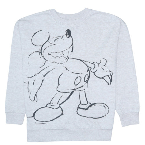 Womens UK Size L George Grey Pullover Sweatshirt