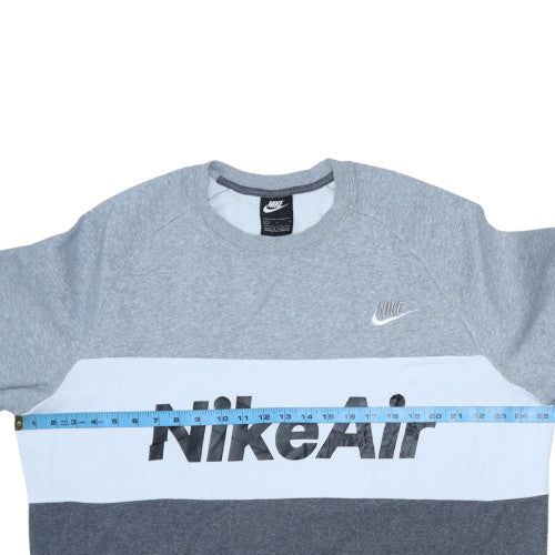 Mens UK Size L Nike Grey Pullover Sweatshirt
