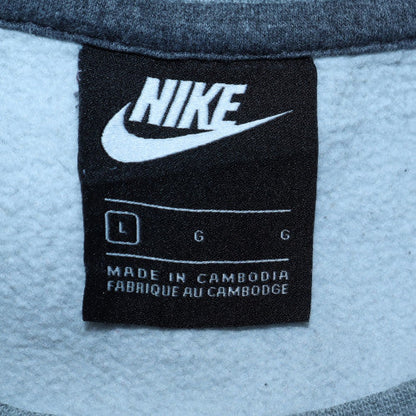Mens UK Size L Nike Grey Pullover Sweatshirt