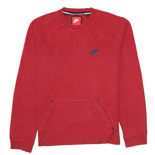 Mens UK Size S Nike Red Pullover Sweatshirt
