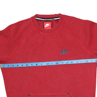Mens UK Size S Nike Red Pullover Sweatshirt