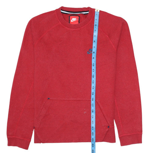 Mens UK Size S Nike Red Pullover Sweatshirt