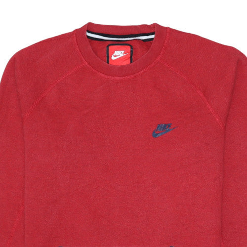 Mens UK Size S Nike Red Pullover Sweatshirt