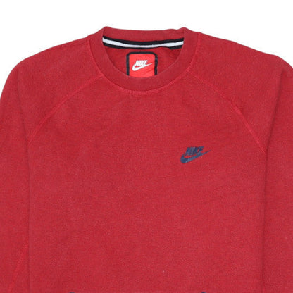 Mens UK Size S Nike Red Pullover Sweatshirt