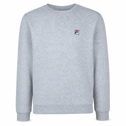 Fila Mens Grey Small Crew Neck Pullover Sweatshirt