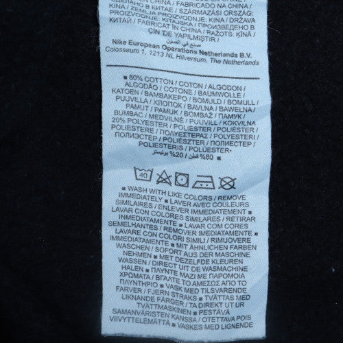 Mens UK Size M Nike Black Pullover Sweatshirt