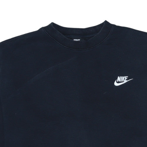 Mens UK Size M Nike Black Pullover Sweatshirt