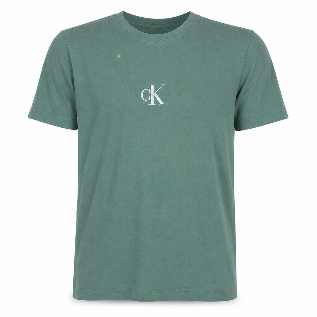 Mens UK Size L Calvin Klein Jeans Green  T-Shirt