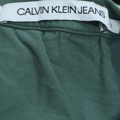 Mens UK Size L Calvin Klein Jeans Green  T-Shirt