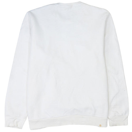 Mens UK Size XL Calvin Klein White Pullover Sweatshirt
