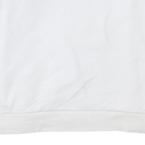 Mens UK Size XL Calvin Klein White Pullover Sweatshirt