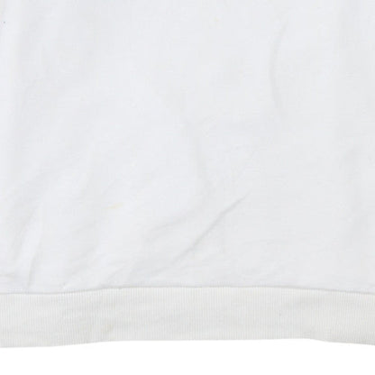 Mens UK Size XL Calvin Klein White Pullover Sweatshirt