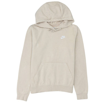 Womens UK Size S Nike Beige Pullover Hoodie
