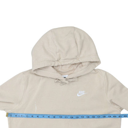 Womens UK Size S Nike Beige Pullover Hoodie
