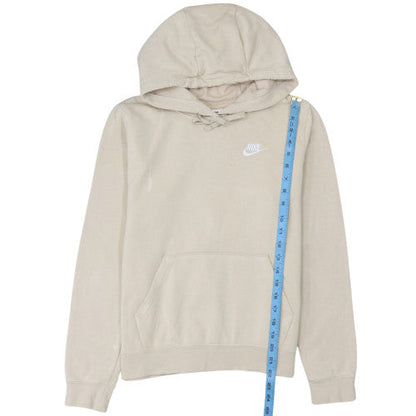 Womens UK Size S Nike Beige Pullover Hoodie