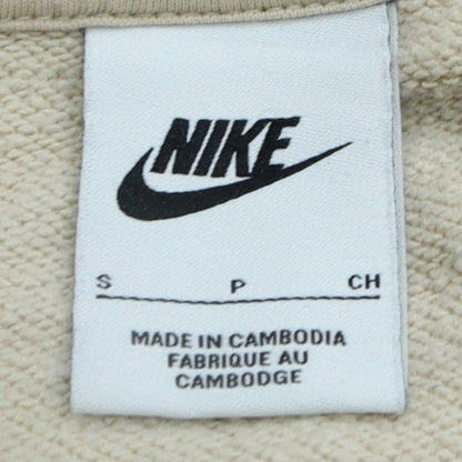 Womens UK Size S Nike Beige Pullover Hoodie