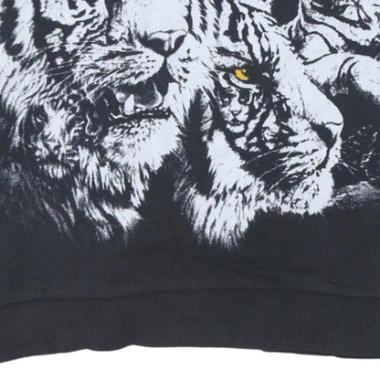 Mens UK Size L Topman Black Pullover Sweatshirt