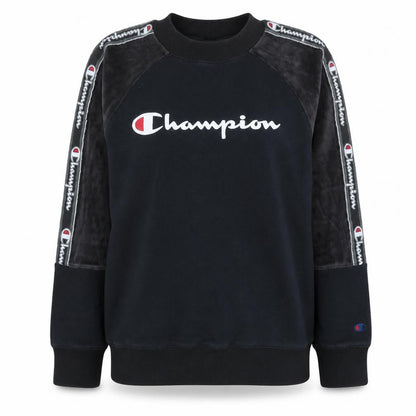Womens UK Size M Champion Black Pullover Sweatshirt