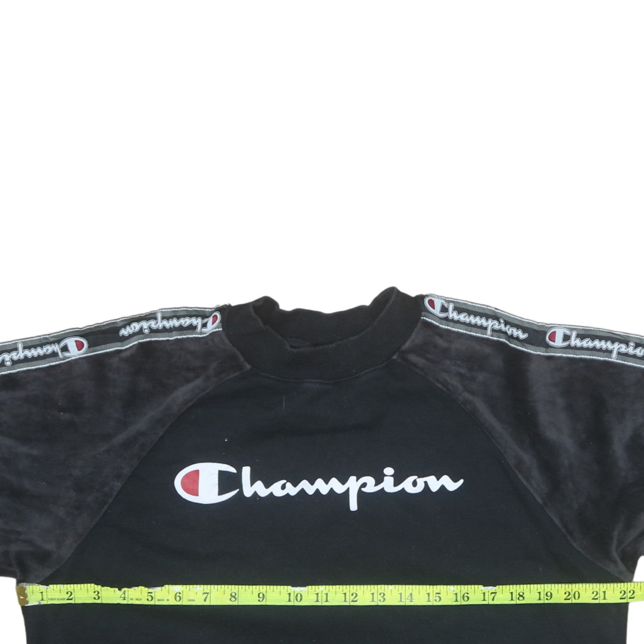 Womens UK Size M Champion Black Pullover Sweatshirt