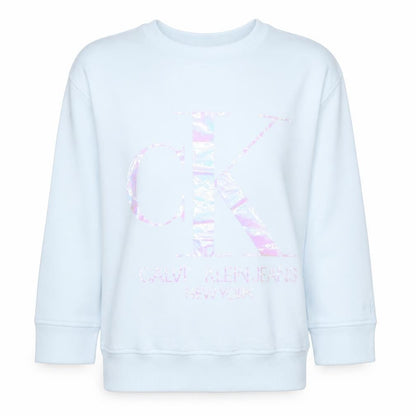 Womens UK Size M Calvin Klein Jeans White Pullover Sweatshirt