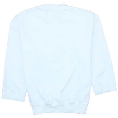 Womens UK Size M Calvin Klein Jeans White Pullover Sweatshirt