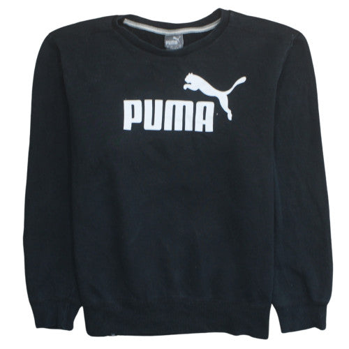 Mens UK Size S PUMA Black Pullover Sweatshirt