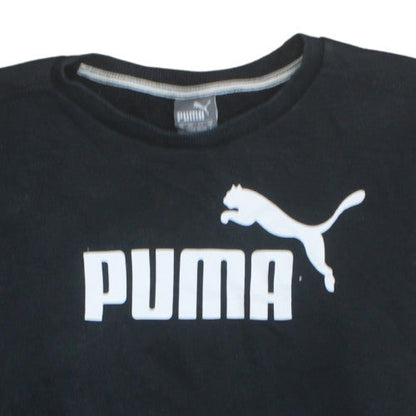 Mens UK Size S PUMA Black Pullover Sweatshirt