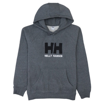 Mens UK Size M Helly Hansen Grey Pullover Hoodie