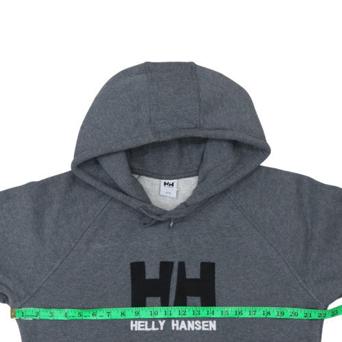 Mens UK Size M Helly Hansen Grey Pullover Hoodie