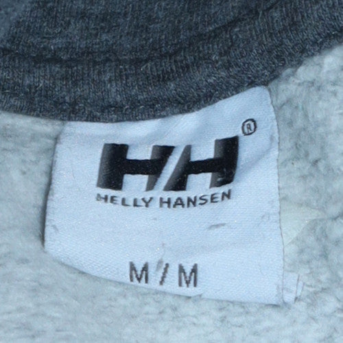 Mens UK Size M Helly Hansen Grey Pullover Hoodie