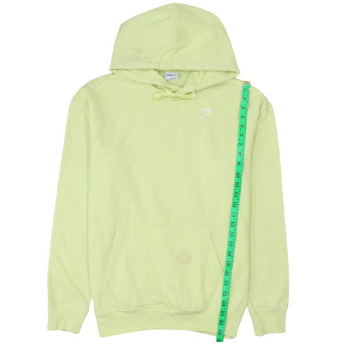 Mens UK Size S Gymshark Yellow Pullover Hoodie