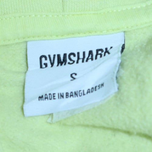 Mens UK Size S Gymshark Yellow Pullover Hoodie
