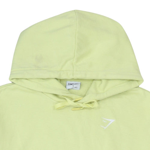 Mens UK Size S Gymshark Yellow Pullover Hoodie