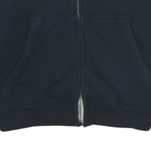 Womens UK Size 14 Quiksilver Black Full Zip Hoodie