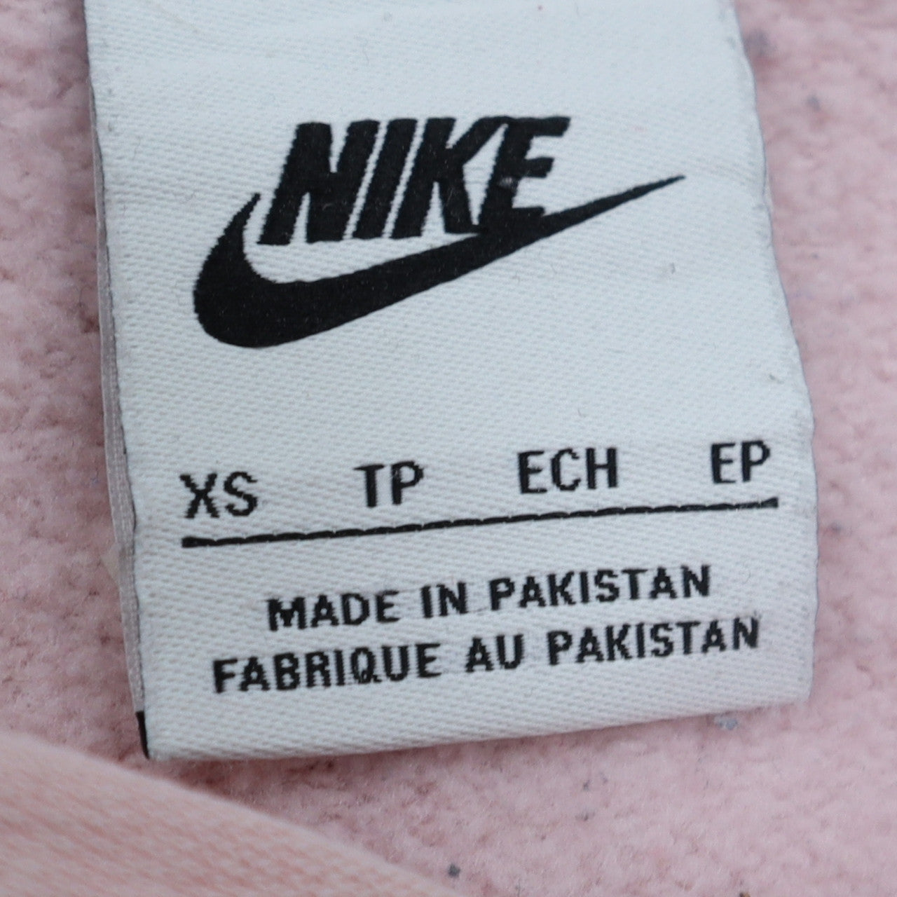 Womens UK Size XS Nike Pink Pullover Hoodie