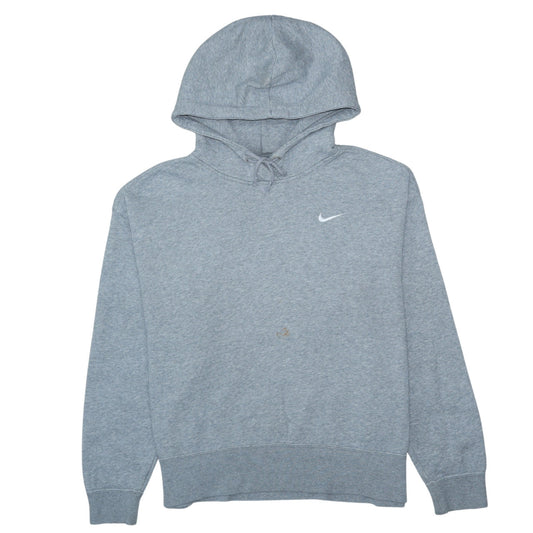 Womens UK Size M Nike Grey Pullover Hoodie
