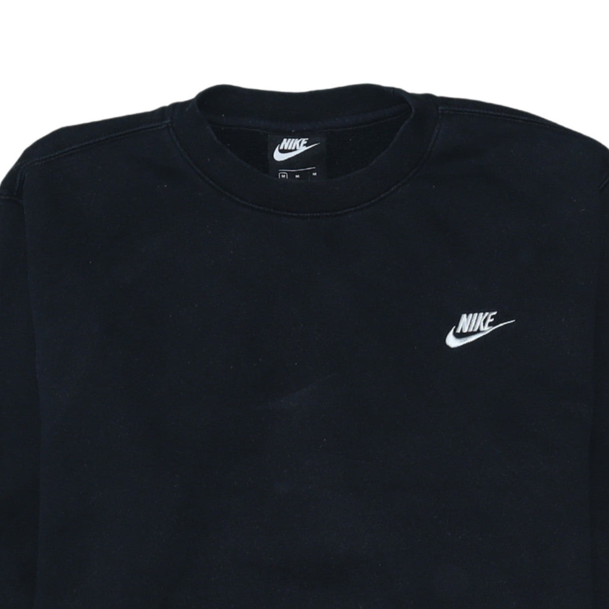 Mens UK Size M Nike Black Pullover Sweatshirt