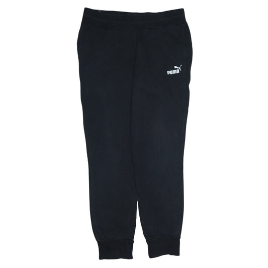 Womens UK Size 12 PUMA Regular Fit Jogger Black Trousers