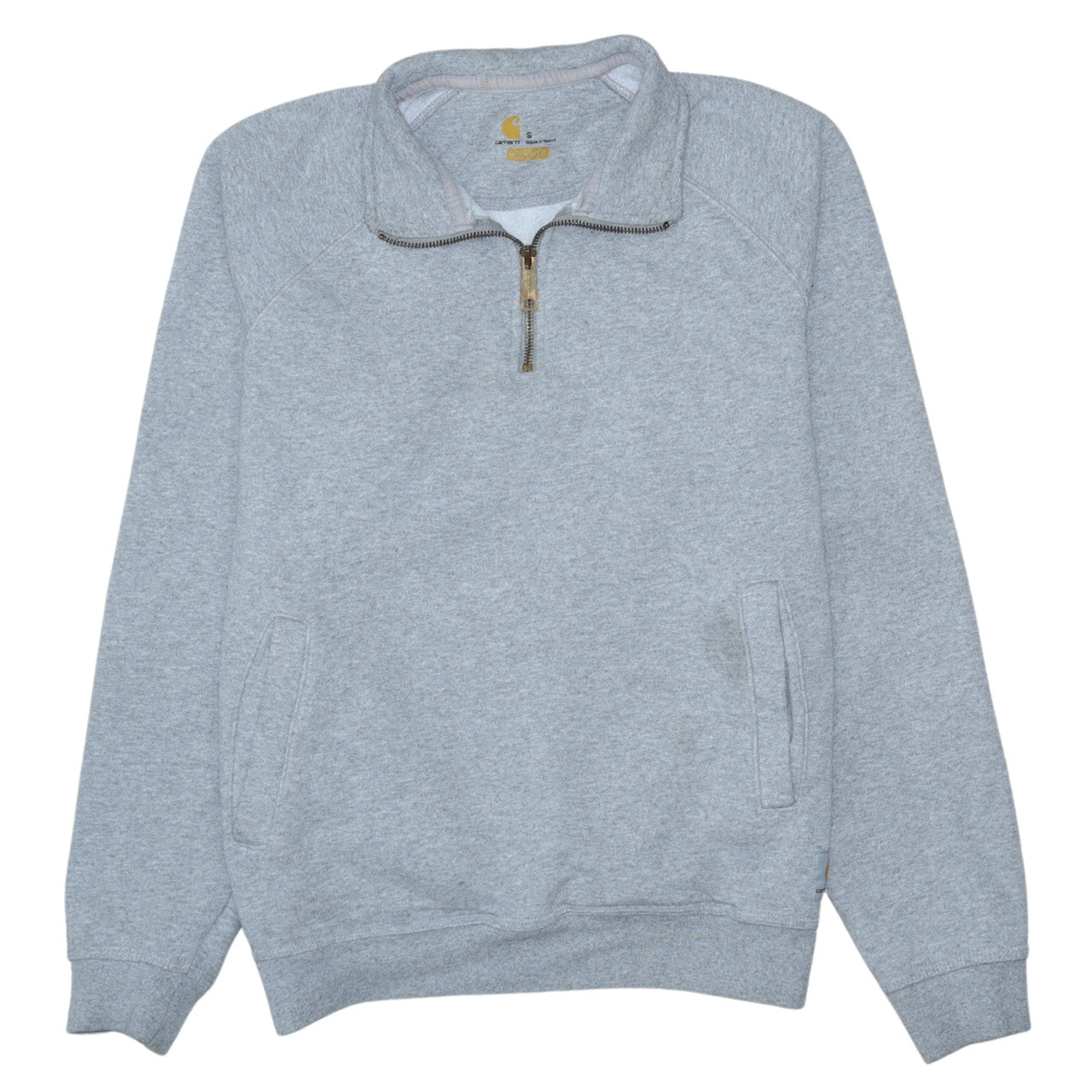 Mens UK Size S Carhartt Grey Pullover Sweatshirt